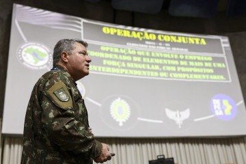 General Júlio César Baltieri: 'Chegamos à conclusão que se a gente conseguir transportar os nossos meios para a região Amazônica, nós conseguimos para qualquer outra região do país' -  (crédito: Marcelo Camargo/Agência Brasil)