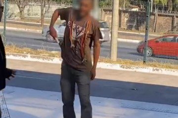Homem ameaça pessoas com faca no BRT de Park Way - (crédito: Material cedido ao Correio) Homem ameaça pessoas com faca no BRT de Park Way - (crédito: Material cedido ao Correio)
