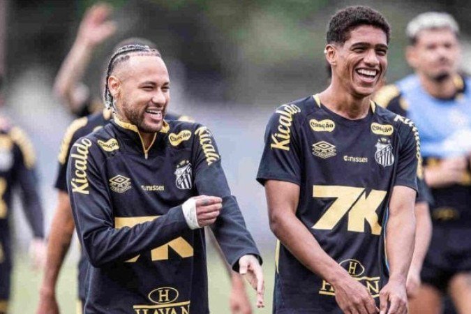 Neymar deve ser titular contra a Desportiva Ferroviária - (crédito: Foto: Raul Baretta/ Santos FC.) Neymar deve ser titular contra a Desportiva Ferroviária - (crédito: Foto: Raul Baretta/ Santos FC.)