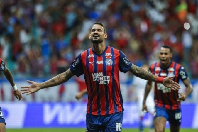 Com gols de Willian José e Caio Alexandre, Bahia faz 2 a 1 no Fortaleza e avança para a semifinal da Copa do Brasil - (crédito: Foto: Rafael Rodrigues / EC Bahia) Com gols de Willian José e Caio Alexandre, Bahia faz 2 a 1 no Fortaleza e avança para a semifinal da Copa do Brasil - (crédito: Foto: Rafael Rodrigues / EC Bahia)