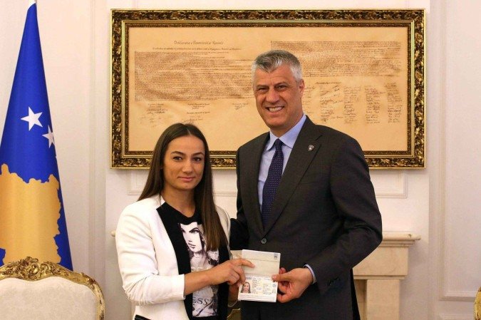 Toni Kuka aos 19 anos, no fim da curta carreira de judoca - (crédito: Federação de Judô de Kosovo) Toni Kuka aos 19 anos, no fim da curta carreira de judoca - (crédito: Federação de Judô de Kosovo)