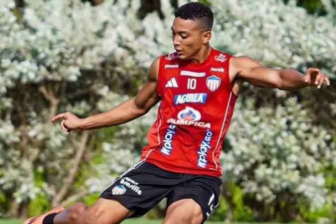 Jordan Barrera atuou pelo Junior Barranquilla nas últimas temporadas -  (crédito: Foto: Divulgação / Junior FC)