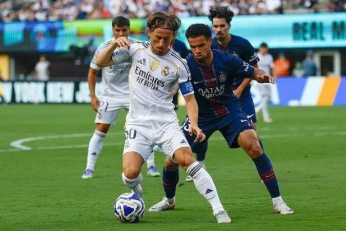 Modric se despediu do Real Madrid no vexame diante do PSG no Mundial de Clubes -  (crédito: Foto: Antonio Villalba/Real Madrid)