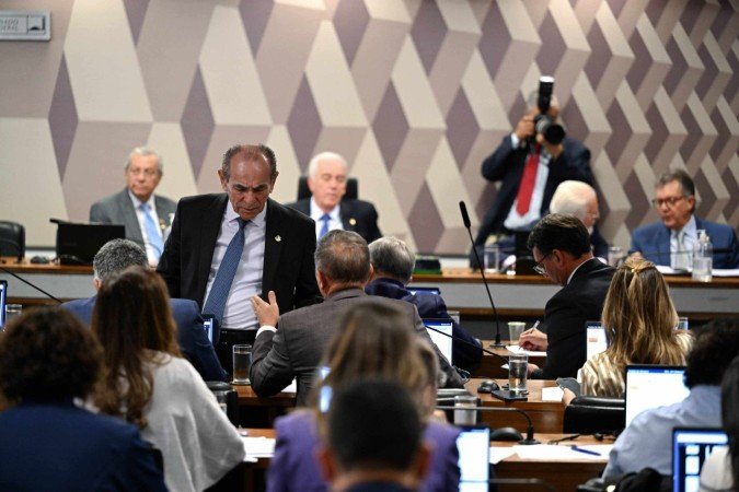 Votação do novo Código Eleitoral - (crédito: Edilson Rodrigues/Agência Senado) Votação do novo Código Eleitoral - (crédito: Edilson Rodrigues/Agência Senado)