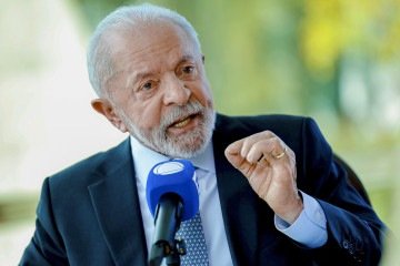 Presidente Lula na entrevista para o Jornal da Record sobre o tarifaço de Trump. -  (crédito: Ricardo Stuckert/PR )