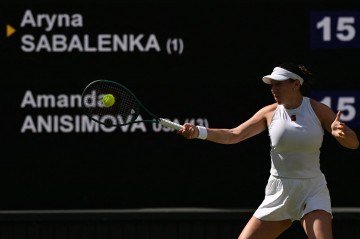 A tenista Aryna Sabalenka, da Bielorrússia - (crédito: Glyn Kirk/AFP) A tenista Aryna Sabalenka, da Bielorrússia - (crédito: Glyn Kirk/AFP)