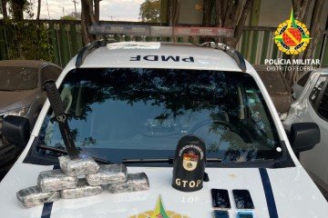 Um carro roubado também foi recuperado na operação -  (crédito: Divulgação/PMDF)