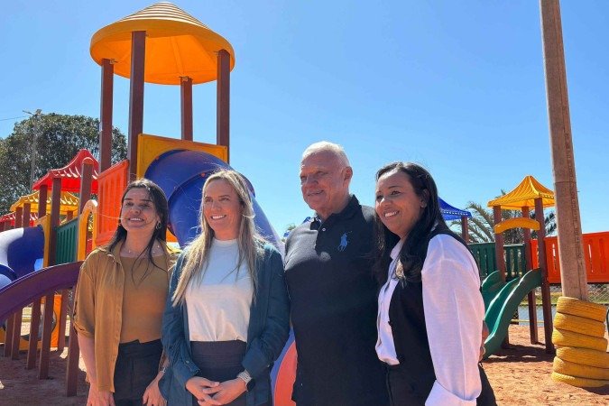 O parquinho de areia fica ao lado da Orla, e segundo a governadora, é o maior parquinho do Distrito Federal - (crédito: Leonardo Rodrigues/CB) O parquinho de areia fica ao lado da Orla, e segundo a governadora, é o maior parquinho do Distrito Federal - (crédito: Leonardo Rodrigues/CB)