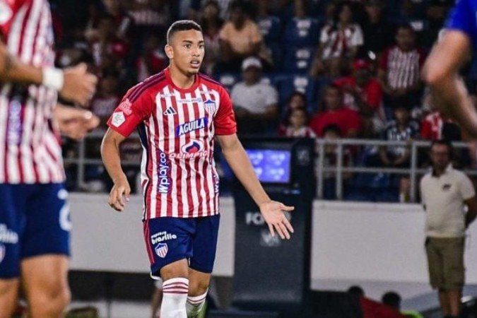 Jordan Barrera é considerado o 'novo Luis Díaz' do futebol colombiano -  (crédito: Foto: Reprodução/Instagram)