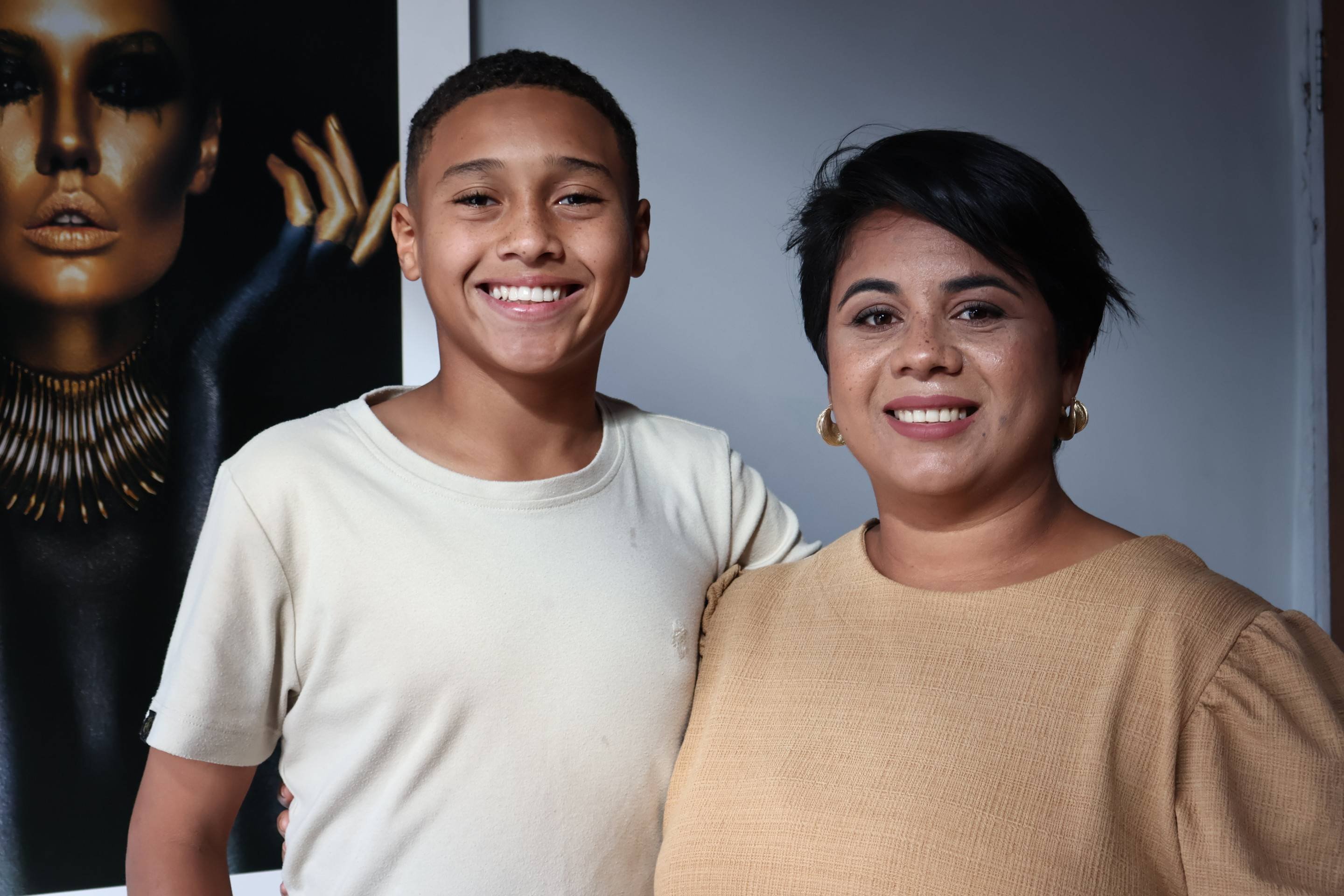  Juliana e o filho Ryan        