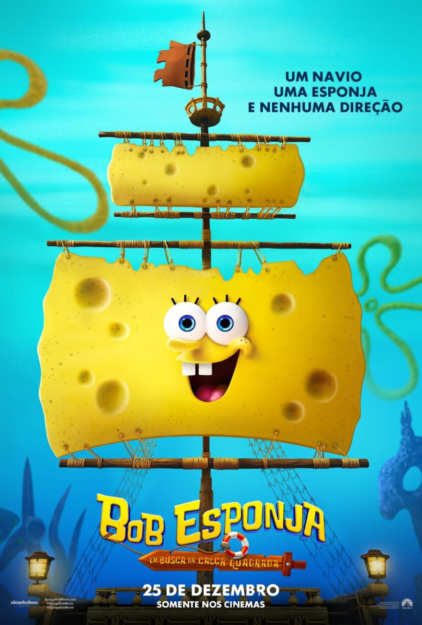 Trailer traz primeiras imagens de novo longa-metragem de Bob Esponja Trailer traz primeiras imagens de novo longa-metragem de Bob Esponja