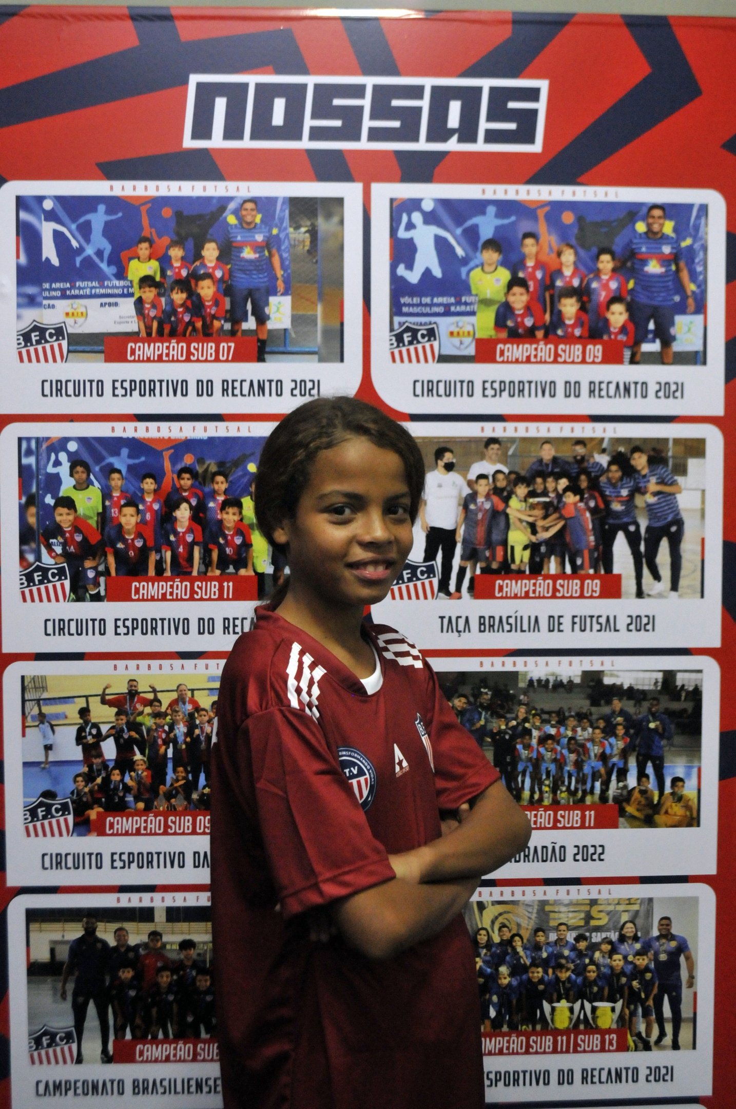 Melissa Lopes contou que se inspira na jogadora Marta