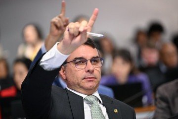 Senador defendeu, no entanto, a atuação de Trump contra o Brasil alegando que tarifas podem ajudar a retomar a 'normalidade' no país -  (crédito: Edilson Rodrigues/Agência Senado)