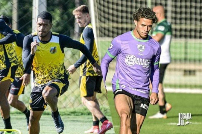 Novorizontino e América Mineiro se enfrentam pela 16ª rodada da Série B - (crédito: Divulgação/Novorizontino; Divulgação/América/MG) Novorizontino e América Mineiro se enfrentam pela 16ª rodada da Série B - (crédito: Divulgação/Novorizontino; Divulgação/América/MG)