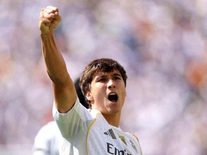 Gonzalo Garcia participou de gols em cinco dos seis jogos do Real Madrid no torneio nos Estados Unidos -  (crédito: AFP)