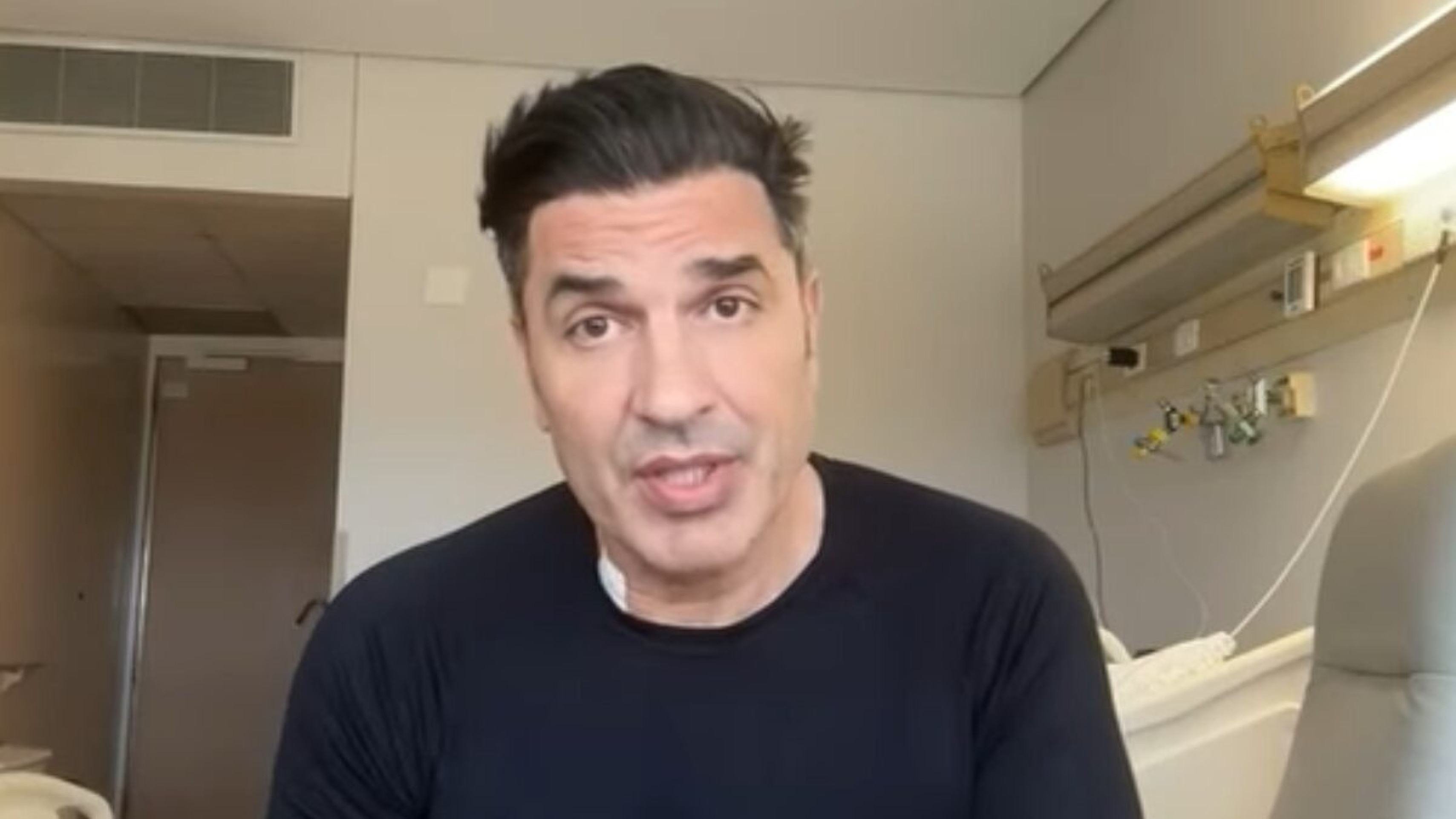 Edu Guedes deixa hospital 10 dias antes do previsto após cirurgia no pâncreas