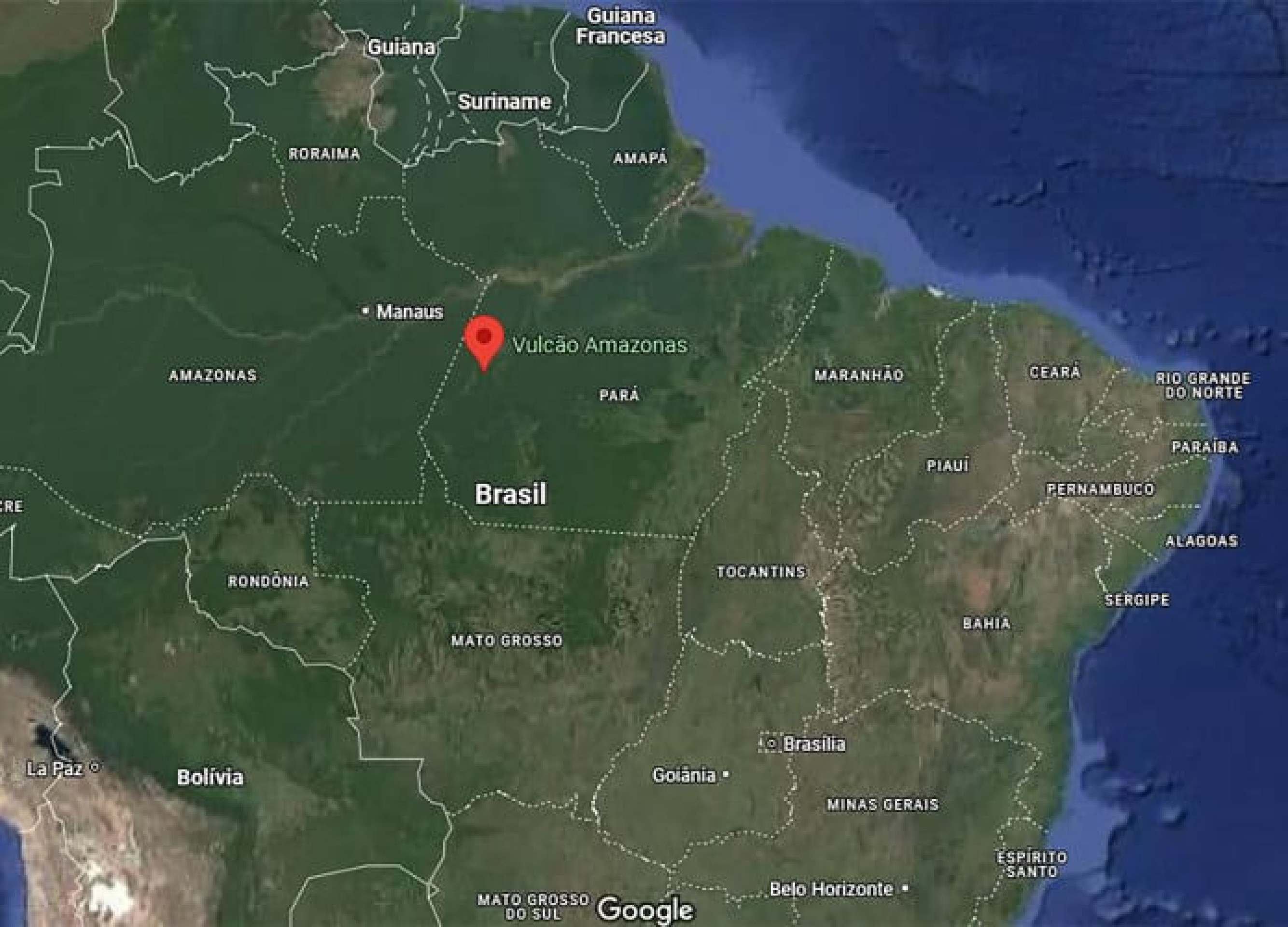 Você sabia que o vulcão mais antigo do mundo está localizado no coração do Brasil? 