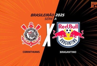 Corinthians e RB Bragantino fazem duelo de paulistas pelo Brasileirão  -  (crédito: Foto: Arte/Jogada10)