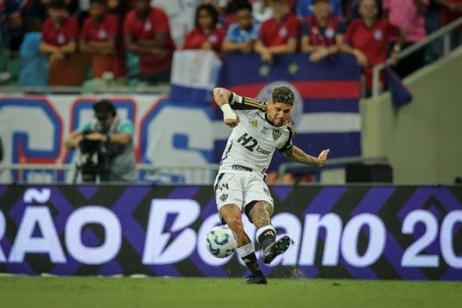 RUBENS - Jogo bem menos eficaz do que apresentou nos últimos tempos. Ainda assim teve uma boa saída e bola no segundo tempo, quando cresceu em campo. NOTA 6,0.  Foto: Pedro Souza/Atlético