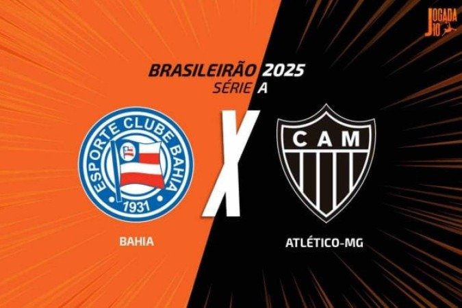 Bahia e Atlético têm encontro importante na Arena Fonte Nova  -  (crédito: Foto: Arte Jogada10)