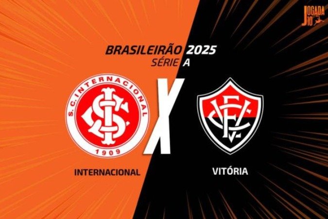 Inter pega um Vitória em crise, neste sábado, no Beira-Rio -  (crédito: Foto: Arte Jogada10)