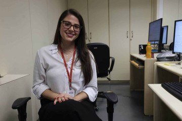Paula Cesetti, 27, foi efetivada após três meses de residência -  (crédito: Arquivo Pessoal)