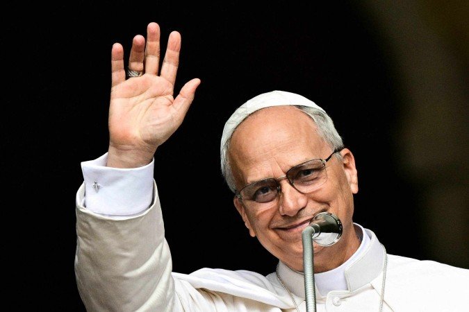 Papa Leão XIV endossa o documento 'Una caro', que aprofunda a visão da Igreja sobre matrimônio, exclusividade e sexualidade -  (crédito: Tiziana FABI/POOL/AFP)