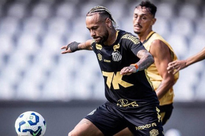 Neymar deve ser titular contra o Flamengo na quarta-feira - (crédito: Foto: Raul Baretta/ Santos FC.) Neymar deve ser titular contra o Flamengo na quarta-feira - (crédito: Foto: Raul Baretta/ Santos FC.)