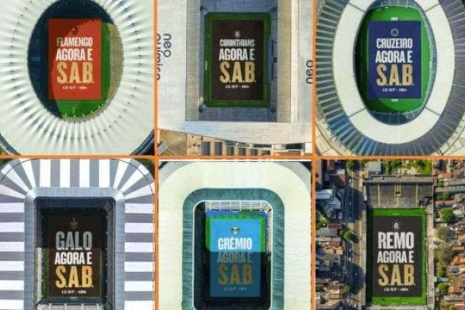 Diversos clubes postaram a peça publicitária nas redes sociais e deixaram os torcedores curiosos - (crédito: Reprodução / Instagram) Diversos clubes postaram a peça publicitária nas redes sociais e deixaram os torcedores curiosos - (crédito: Reprodução / Instagram)