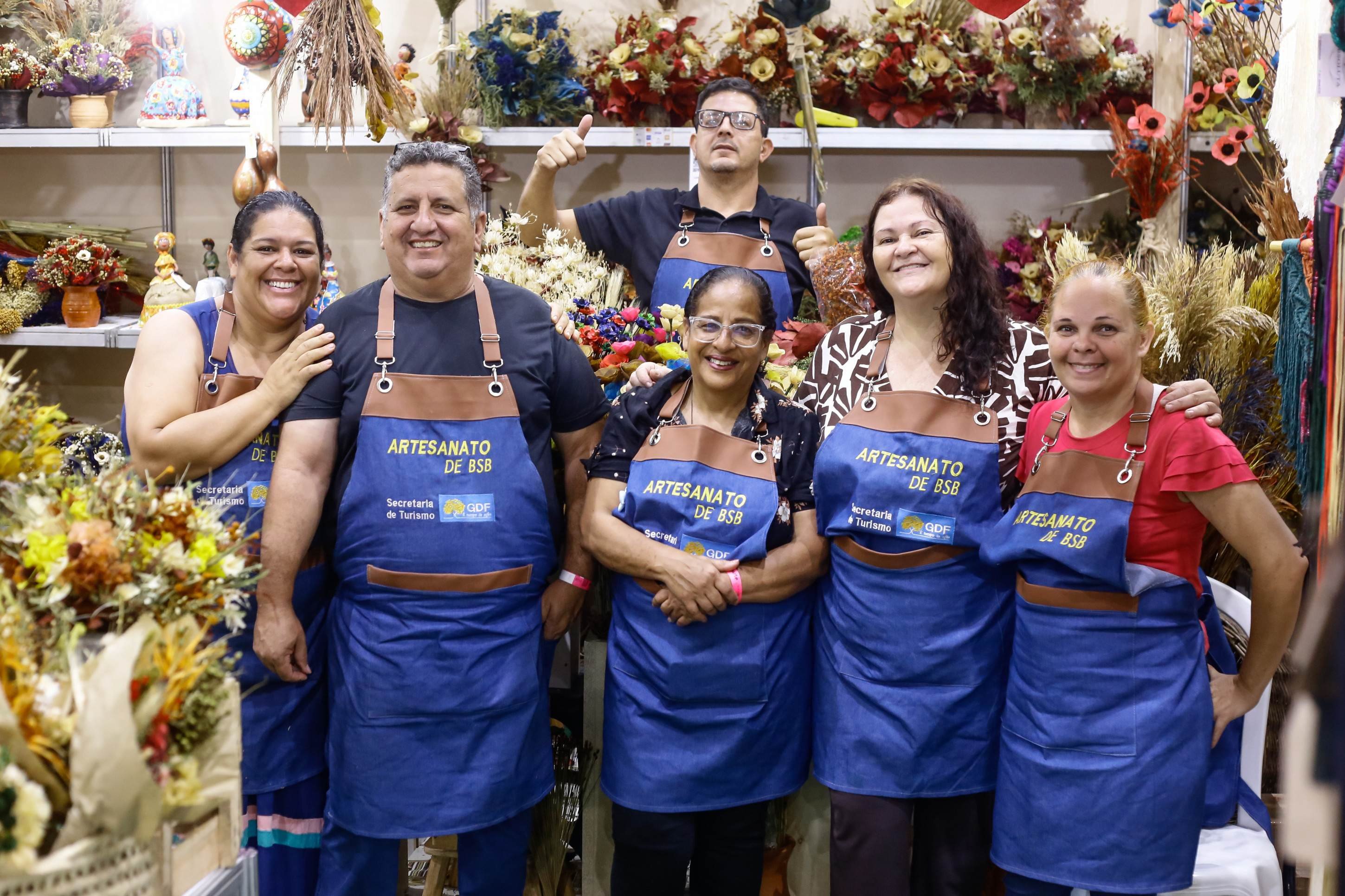  O estande do DF conta com a participação de sete representantes selecionados por meio de edital público pela Secretaria de Turismo