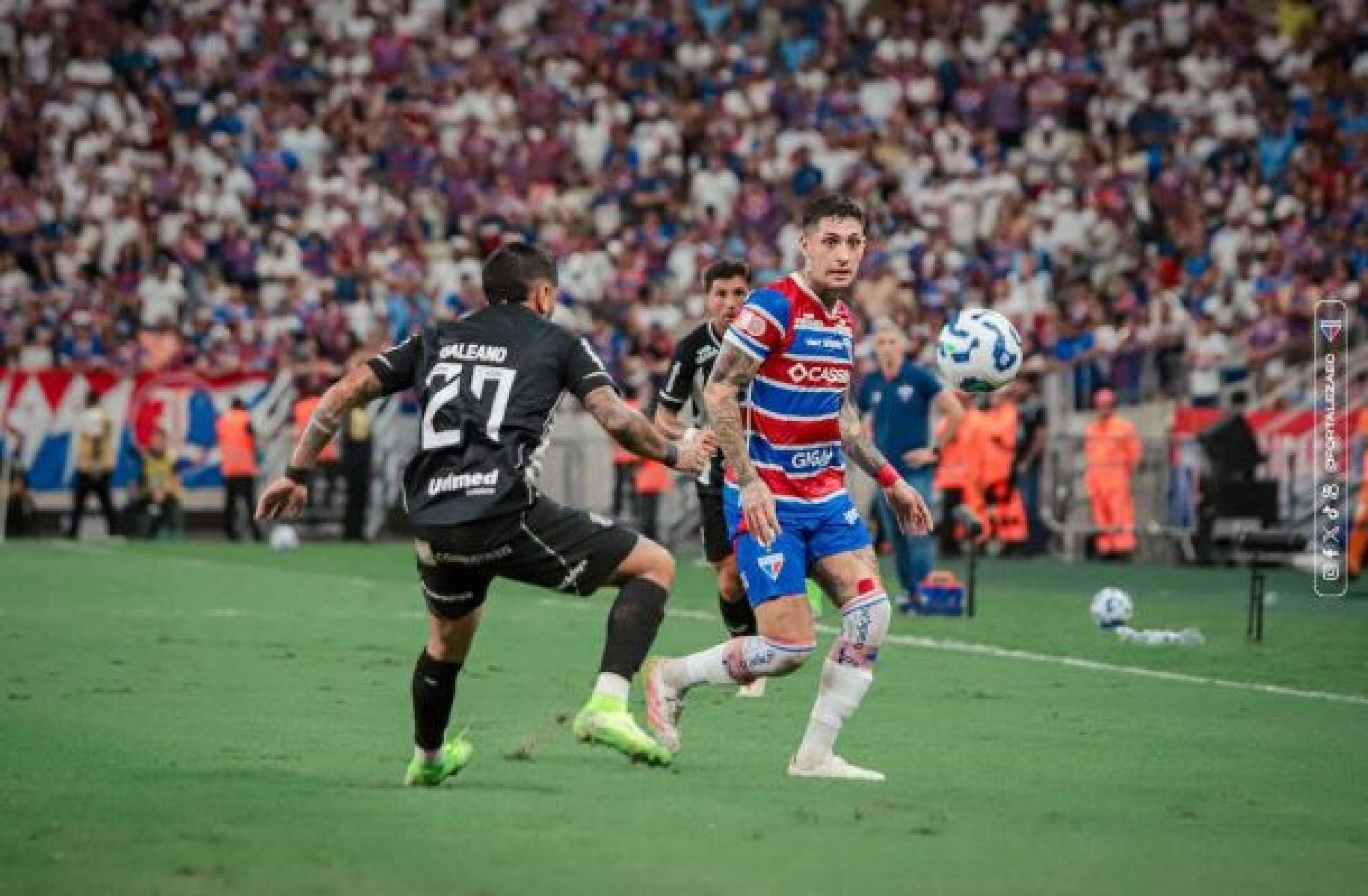 Ceará manteve sua dominância sobre o Fortaleza com vitória pela 13ª rodada do Brasileirão -  (crédito: Foto: Mateus Lotif/FEC)