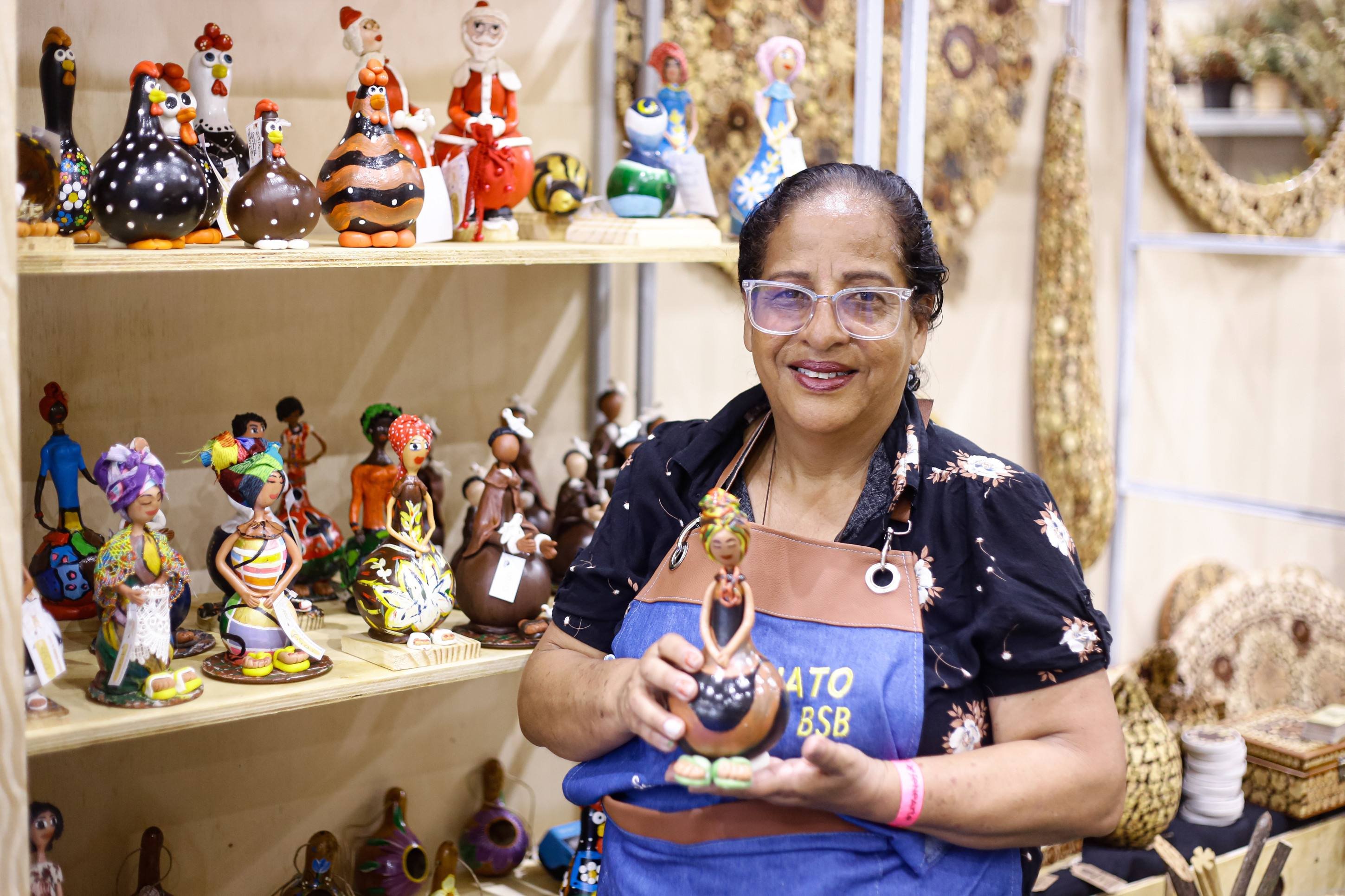 Maria da Conceição faz sucesso com as cabaças