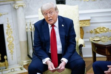 Tarifaço anunciado pelo presidente Trump sobre produtos brasileiros está previsto para entrar em vigor no dia 1º de agosto -  (crédito:  Getty Images via AFP)