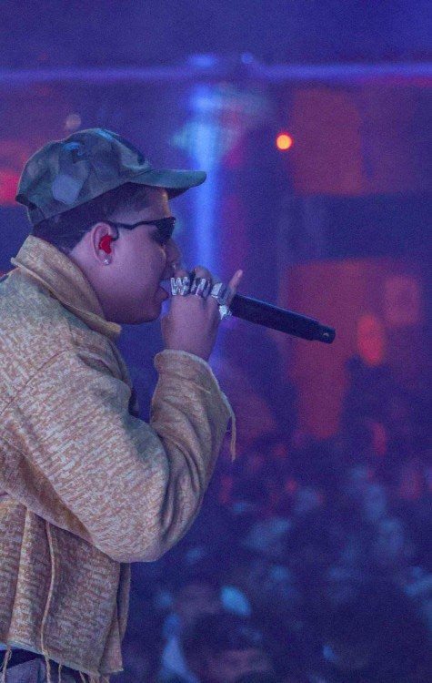 Traper Wiu em show no Sexta Gode em Brasília -  (crédito: João Pedro Carvalho)