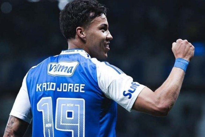 Kaio Jorge assumiu a artilharia do Brasileirão  -  (crédito: Foto: Gustavo Martins/Cruzeiro)