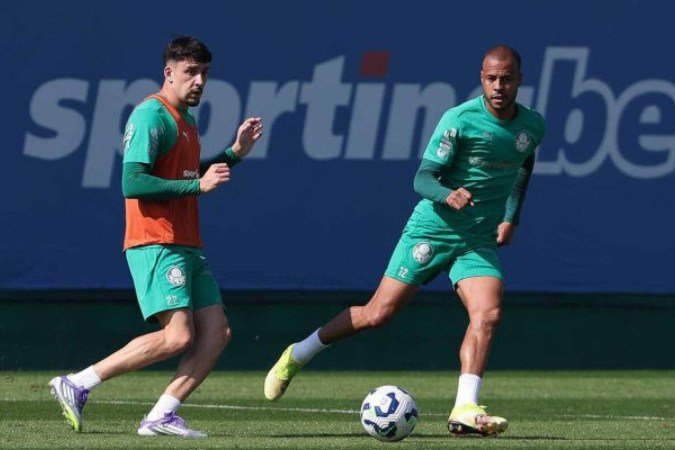 Piquerez foi uma das novidades no treino do Palmeiras - (crédito: Foto: Cesar Greco/Palmeiras) Piquerez foi uma das novidades no treino do Palmeiras - (crédito: Foto: Cesar Greco/Palmeiras)