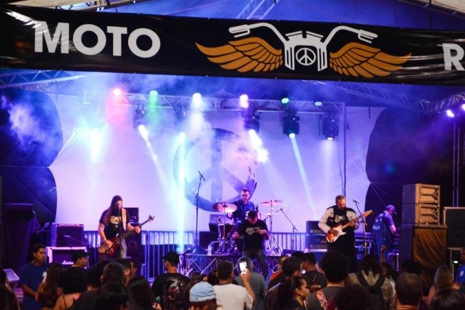 Festival Moto Rock movimenta o Gama com rock, cultura e reflexões sociais -  (crédito: Wagner Santos)