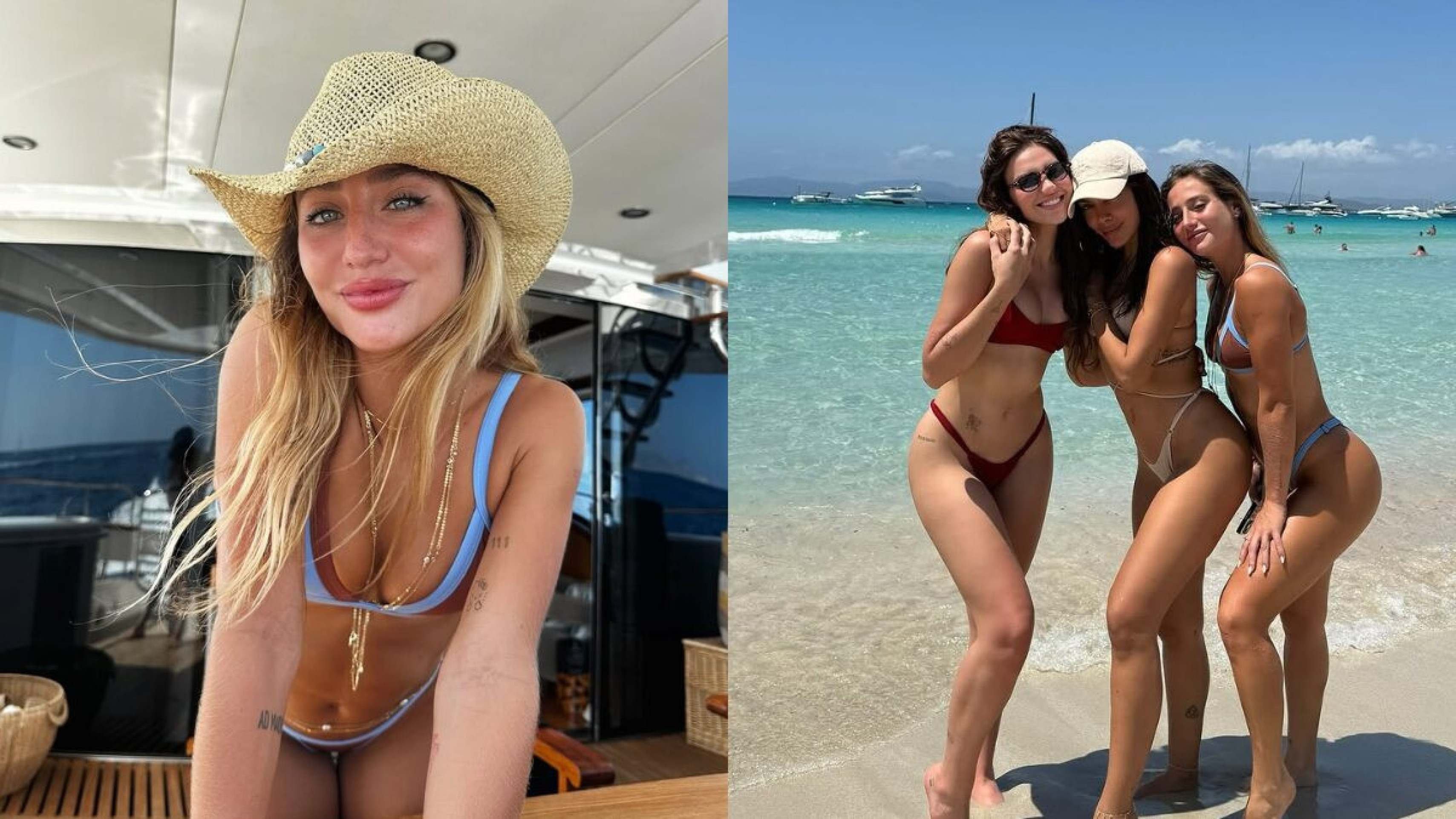 Bruna Griphao posa de biquíni com Anitta em Ibiza e conquista elogios - (crédito: Observatorio dos Famosos) Bruna Griphao posa de biquíni com Anitta em Ibiza e conquista elogios - (crédito: Observatorio dos Famosos)