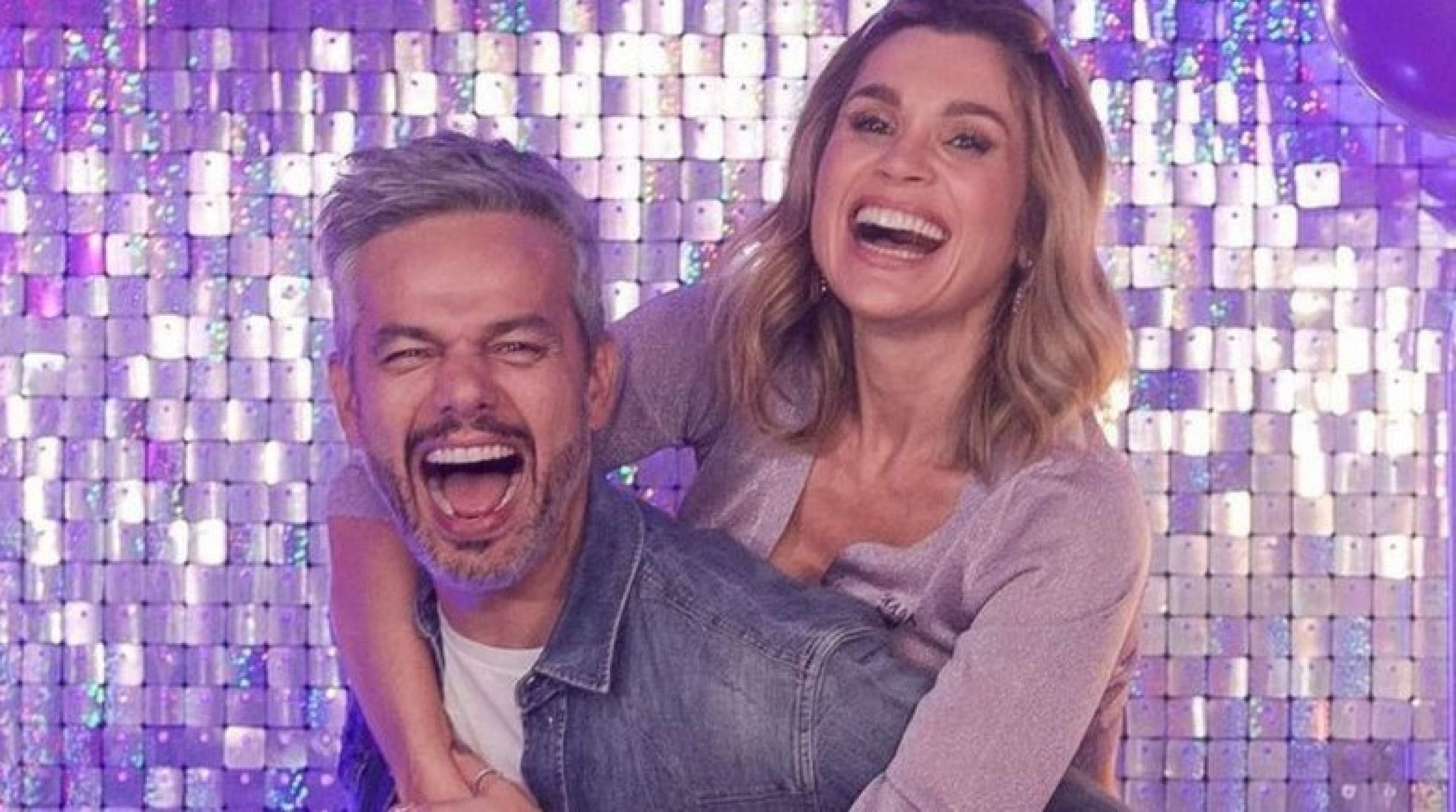 Vídeo: Flávia Alessandra choca Otaviano Costa com revelação íntima -  (crédito: Tupi - Pablo Oliveira)