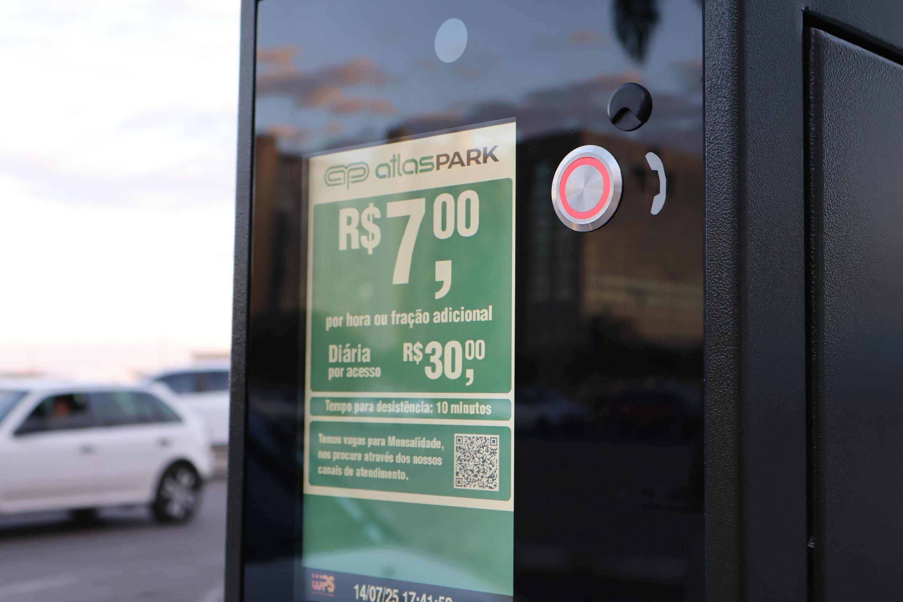 Todos os estacionamentos da Rodoviária serão cobrados a partir desta quarta