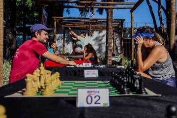 Xadrez, damas e outros jogos são atrações do BOP Games no DF -  (crédito: Divulgação)