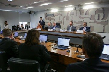 Audiência no Senado discutiu a PEC do Fundo Constitucional com foco na segurança -  (crédito: Divulgação/Izalci)