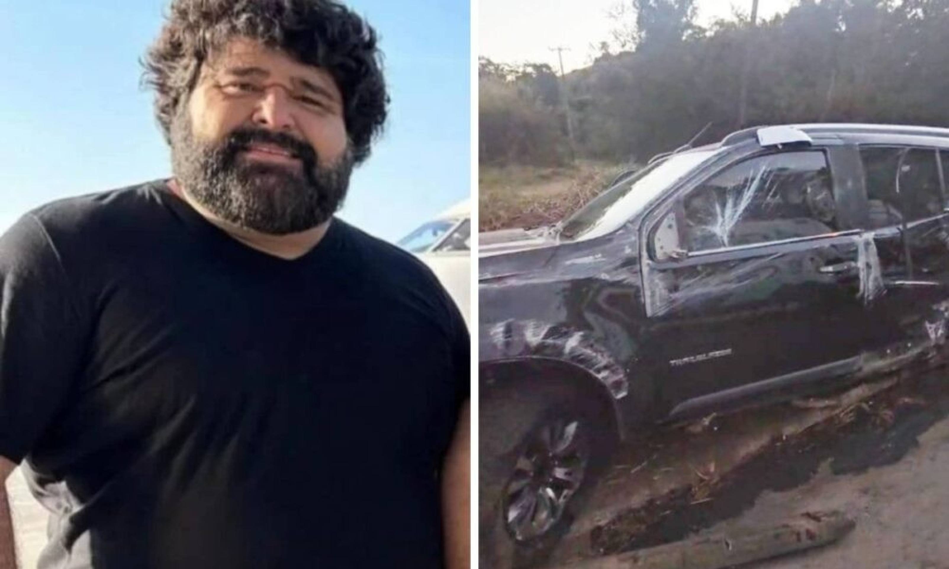 “Foi um milagre”, diz Fabiano Menotti após escapar ileso de grave acidente - Tupi - Pablo Oliveira