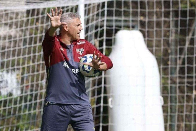 Luciano será reforço para o São Paulo contra o RB Bragantino -  (crédito: Foto: Rubens Chiri / São Paulo FC)