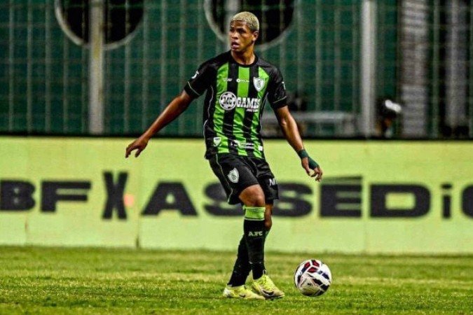 Cauan Barros é um dos destaques do América-MG na temporada - (crédito: Foto: Mourão Panda / América) Cauan Barros é um dos destaques do América-MG na temporada - (crédito: Foto: Mourão Panda / América)