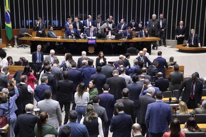 Para as frentes parlamentares, o texto em discussão na Câmara vai no sentido contrário dos compromissos ambientais assumidos pelo país internacionalmente - (crédito: Divulgação/Câmara dos Deputados) Para as frentes parlamentares, o texto em discussão na Câmara vai no sentido contrário dos compromissos ambientais assumidos pelo país internacionalmente - (crédito: Divulgação/Câmara dos Deputados)