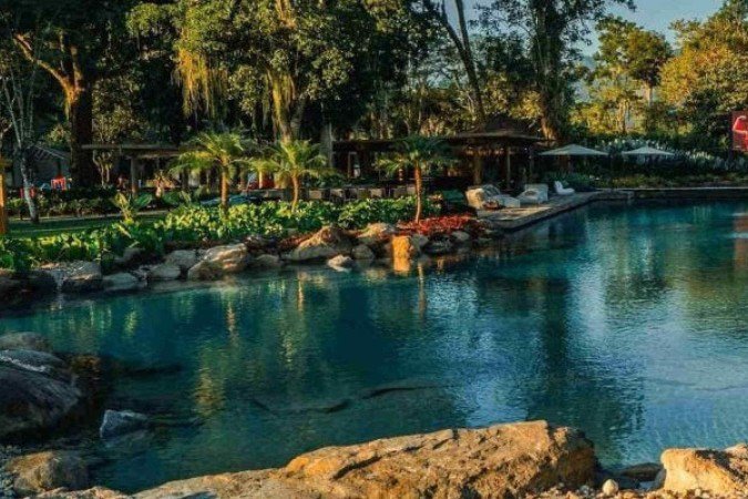 Novas imagens do polêmico lago de Neymar viralizam nas redes sociais - (crédito: Foto: Instagram/Genesis Ecossistemas) Novas imagens do polêmico lago de Neymar viralizam nas redes sociais - (crédito: Foto: Instagram/Genesis Ecossistemas)