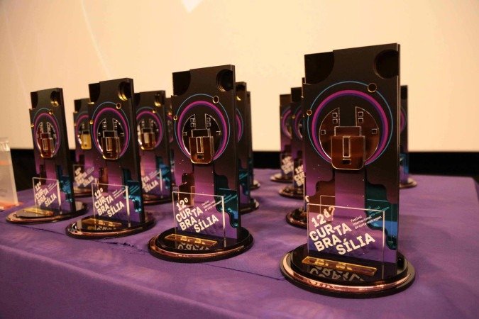 Troféus da última edição do Festival - (crédito: André Macedo) Troféus da última edição do Festival - (crédito: André Macedo)