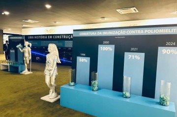 Exposição "Passos para o Amanhã" comemora os 75 anos de Unicef no Brasil -  (crédito: Gabriella Braz/CB/DA Press)