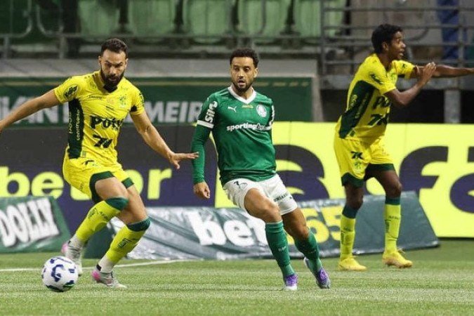 MIRASSOL - Dentro de sua realidade, time fez ótima partida, terminando com xG (qualidade as finalizações) superior, ainda que sofrendo 16 finalizações e chutando só três vezes. Estreante Chico da Costa é o destaque. NOTA 7,5. Foto: Cesar Greco/Palmeiras/by Canon